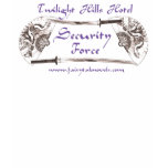Twilight Hills Hotel Security Shirt