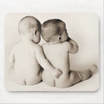 Twin Baby Bottoms mousepads