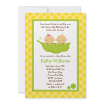 Twin Baby Shower Invitation