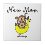 Twin Boy and GIrl New Mom Gifts Ceramic Tile