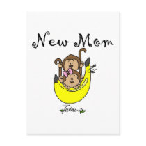 Twin Boy and Girl New Mum Tshirts
