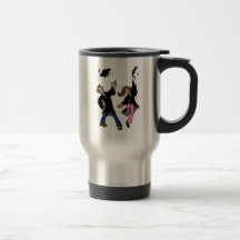 Twin Boy & Girl Graduates Coffee Mugs