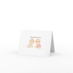 Twin Boy / Girl Thank You Note Card