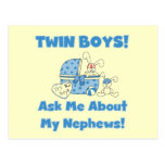 Twin Boys Ask About My Nephew Post Cards
