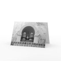 Twin Buddhas Greeting Card