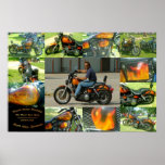 Twin-Cam Harley-Davidson Poster