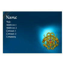 TWIN DRAGONS Blue Sapphire Business Cards