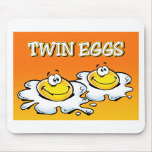 Twin Eggs Mouse Pad