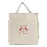 Twin Flags Canada embroidered bags