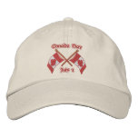 Twin Flags Canada embroidered hats