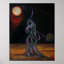 Twin Flames 18.5" x 23.5" Poster Print