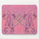 "Twin Flora Fractal" Mousepad