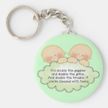 Twin Giggles Key Chains