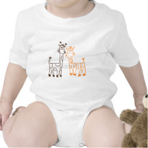 Twin Giraffes T Shirt