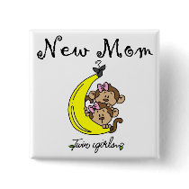 Twin Girls New Mum T-shirts and Gifts
