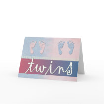 Twin Shower or Announcement card