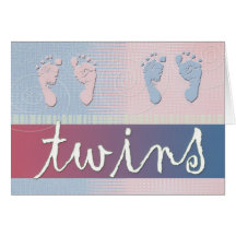 Twin Shower or Announcement card