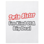 Twin Sister...Big Deal flyers