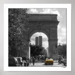 Twin Towers through Washington Square