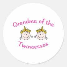Twincess Grandma Sticker