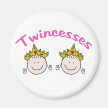 Twincess Graphic Refrigerator Magnets