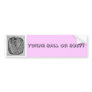 Twine Ball or Bust Bumper Sticker
