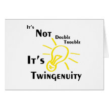 Twingenuity Greeting Card