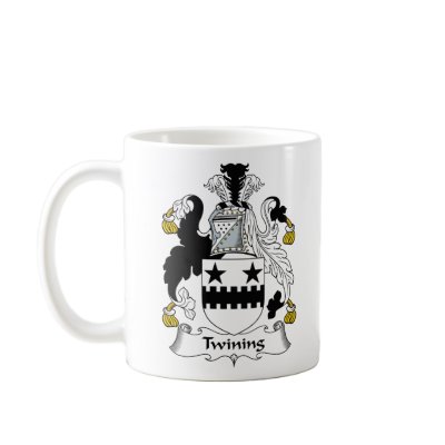 Twining Family Crest Mug by coatsofarms