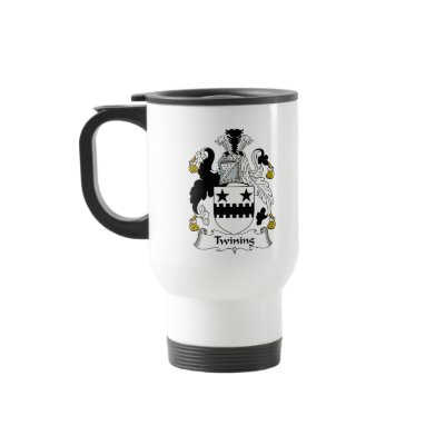 Twining Family Crest Coffee Mug by coatsofarms