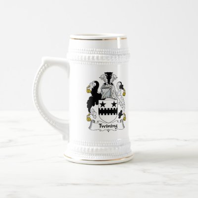 Twining Family Crest Mug by coatsofarms