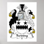 Twining Family Crest posters