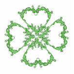 Twining Shamrock photo sculptures