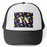 Twining Vines Bright monogram hats