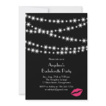 Twinkle Lights Bachelorette Party (black)