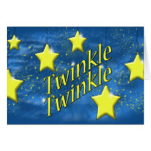 Twinkle, Twinkle Little Star Greeting Cards