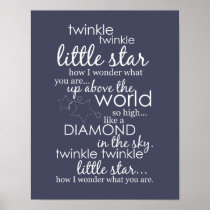 Twinkle Twinkle Little Star Print