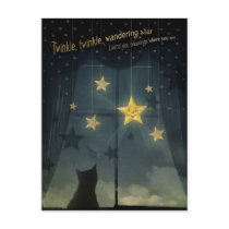 Twinkle, Twinkle, Wandering Star Post Card