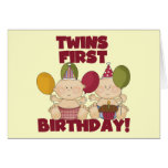 Twins 1st Birthday - Boys T-shirts and Gifts Cards