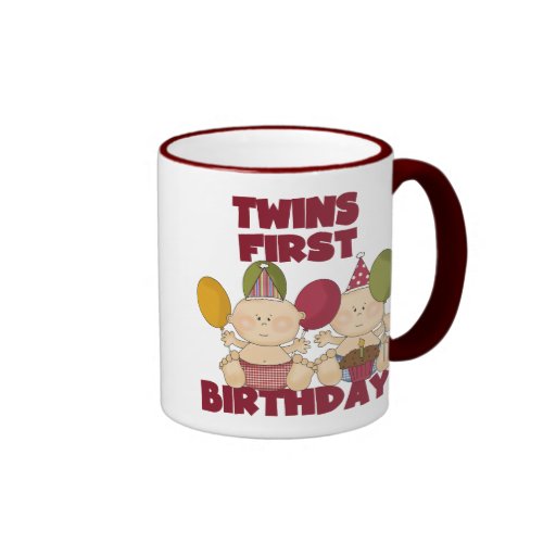 Twins 1st Birthday - Boys T-shirts and Gifts Coffee Mugs
