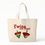 twins are tops tote bag