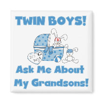 Twins-Ask About My Grandsons Tshirts and Gifts