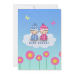 Twins Baby Shower Invitation