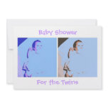 Twins Baby Shower Announcement