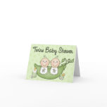 Twins Baby Shower invitation