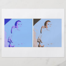 Twins Baby Shower Personalized Flyer