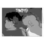 TWINS! Black and White Picture cards