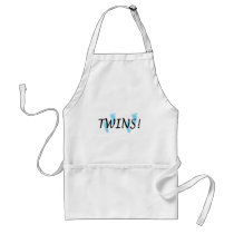 Twins (Blue Footprints) Aprons