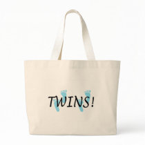 Twins (Blue Footprints) Bag