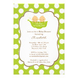 Twins Boys Baby Shower Invitation Little Pea Pod
