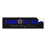 Twins Bumper (F-Blk) bumper stickers